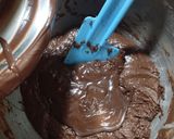 Foto langkah ke 2 dari resep Brownies Kukus Tepung Beras (Eggless).