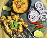 A picture of step 5 of Chicken Satay - Malaysian Style.