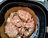 Foto del paso 4 de la receta: Hamburguesa casera de Posta molida y berenjena 🍆 en la freidora de aire