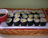 Maki sushi recept fázis 4 fotója