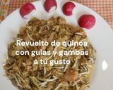 Foto del paso 10 de la receta: Revuelto de quinoa con gulas y gambas a tú gusto