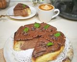 Foto langkah ke 5 dari resep Nutella Basque Burn Cheesecake AIRFYER.