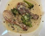 Foto del paso 5 de la receta: Piernas de pollo y brócoli en Salsa Alfredo