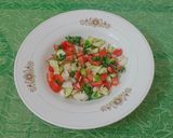 A picture of step 7 of Fresh Arabic Cucumber Tomato Salad.