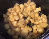 Une image de l'étape 6 de Écrasée de panais au bouillon de champignons et fromage.