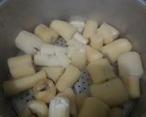 Foto langkah ke 1 dari resep Getuk lindri rainbow tanpa cetakan.