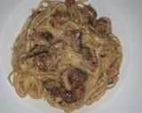 Foto del paso 7 de la receta: Pasta con hongos, bacon y trufas