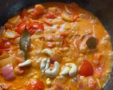 A picture of step 6 of Butter Chicken.