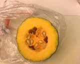 涼拌南瓜百香果的食譜步驟1照片