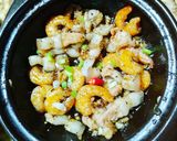 Hình bước làm 4 của món Cơm cháy, rau luộc chấm kho quẹt 🍛