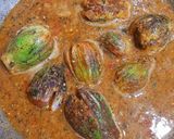 A picture of step 3 of Bharli Vangi (Stuffed Brinjal).