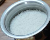 A picture of step 1 of South Indian lunch.