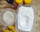 Foto langkah ke 1 dari resep Bolu Kukus Pisang (tanpa mixer).