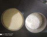 A picture of step 1 of Farali dhokla.