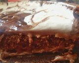 A picture of step 4 of Chocolate cake with thick sauce.