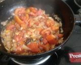 A picture of step 2 of Mater paneer(shruti 's style😉).