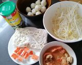 A picture of step 1 of Noodle Soup.