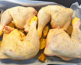 Foto del paso 4 de la receta: Pollo asado con leche de coco, yakiniku, lima y mermelada de albaricoque