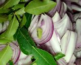 A picture of step 2 of Baingan (brinjal) ka bharta.