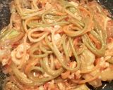 Foto del paso 9 de la receta: Espaguetis tricolor con alcachofas