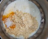 A picture of step 1 of Punjabi pakora kadhi.