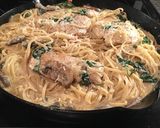 A picture of step 8 of Tuscan Chicken.