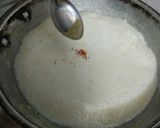 A picture of step 3 of Kesar-Elaichi Rabdi.