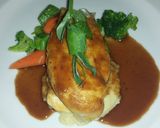 Foto del paso 4 de la receta: Pechuga de pollo en salsa de vino tinto