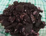 Foto langkah ke 2 dari resep Puding Coklat Oreo.