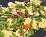 Foto langkah ke 4 dari resep Stir-Fry Scrambled Eggs Green Beans.