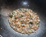 A picture of step 3 of Brinjal potato 🥔 gravy.