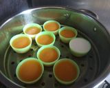 A picture of step 4 of Kue Talam Ubi Kuning aka Sweet Potato Cake.
