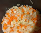 A picture of step 1 of Vegan Lentil Chili.