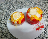 Foto del paso 18 de la receta: Pimientos rellenos de carne y verduras con 3 quesos