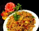 वेजिटेबल फ्राइड राइस (Vegetable fried rice recipe in Hindi) रेसिपी चरण 4 फोटो