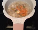Foto langkah ke 5 dari resep Bubur Daging Kaldu Sapi (MPASI Bayi 6 Bln+).