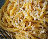 A picture of step 3 of Buttery Parmesan Spaghetti With Smoked Sea Salt.