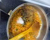 A picture of step 2 of Foul Medames.