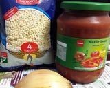 Lecsós tarhonya csirkemell hússal recept fázis 1 fotója