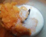 A picture of step 1 of Mango Mastani.