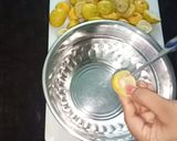 A picture of step 2 of Instant Lemon Peel Pickle.
