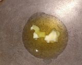 A picture of step 1 of Wheat flour halwa.
