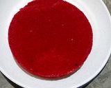 Foto langkah ke 7 dari resep Red Velvet Birthday Cake.