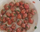 A picture of step 3 of Tomato and Meatball Tagine.
