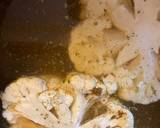 Curry Dusted Cauliflower ‘Steak’ Topped With Chive and Garlic Mushrooms recipe step 2 photo