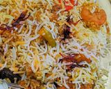A picture of step 8 of Chicken Biryani ❤️.