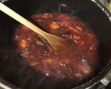 Une image de l'étape 5 de Compote de pêches de vigne et prunes d ente.