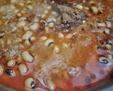 A picture of step 4 of White lobia with qeema.