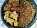 Tahu tempe goreng biasa