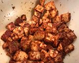 A picture of step 1 of Beef and chorizo tacos.